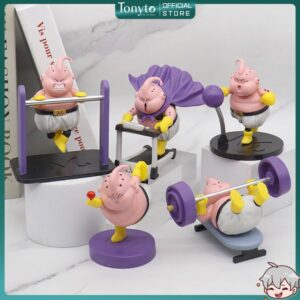 Mô Hình Dragon Ball Mabu Béo Đáng Yêu Tập Thể Dục Fullbox