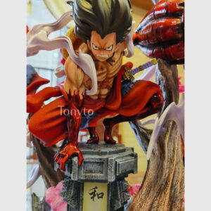 Mô Hình One Piece Luffy Gear 4 Snakeman GK Trạng Thái Chiến Đấu Siêu Ngầu Có Đèn Led Cao 38cm