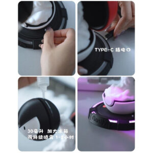 [ORDER] Máy Xông Tinh Dầu Pokemon Gengar Tạo Độ Ẩm Cho Phòng Máy Lạnh, Làm Đèn Ngủ