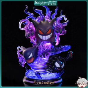[CÓ LED] Mô Hình Pokemon Gengar Tiến Hóa Các Cấp Cao 25cm Fullbox | Mô Hình Bóng Ma Gengar