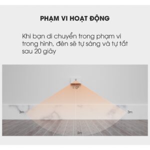 Đèn LED Cảm Biến Chuyển Động Thông Minh Dùng Làm Đèn Ngủ, Đèn Hành Lang