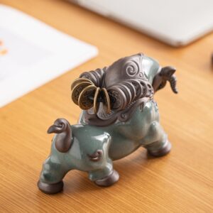Tượng Trâu Gốm Sứ Mang Lại May Mắn, Tài Lộc