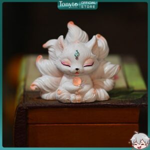 Tượng Cửu Vĩ Hồ Cầm Ngọc Mang Lại May Mắn, Sức Khỏe, Tình Duyên