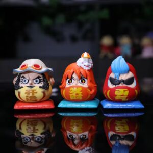Mô Hình One Piece Băng Mũ Rơm Chibi Cosplay Daruma