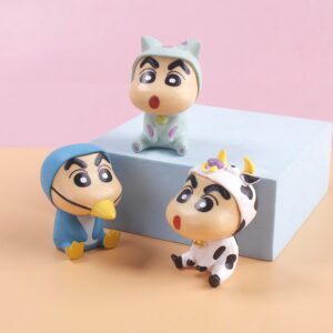 Set 6 Mô Hình Cậu Bé Bút Chì Shin Chan Cosplay Cute - Trang Trí Tiểu Cảnh, Làm Quà Tặng