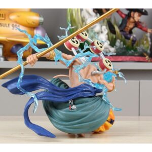 Mô Hình One Piece Chúa Trời Enel Tư Thế Ngồi Có 3 Đầu Thay Thế