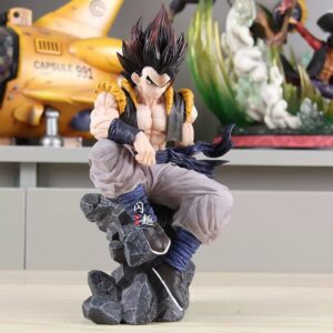 Mô Hình Dragon Ball Gogeta Ngồi Chống Tay Có 3 Đầu Thay Thế