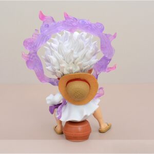 Mô Hình One Piece Luffy Gear 5 & Zoro Chibi Ngồi Trên Thùng Gỗ