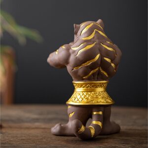 Tượng Hổ Ngênh Đấu - Tượng Tuổi Dần Trang Trí Bàn Làm Việc, Ô Tô