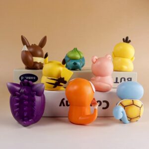 Set 8 Mô Hình Pokemon Ngáo Đáng Yêu - Mô Hình Decor Trang Trí, Làm Quà Tặng