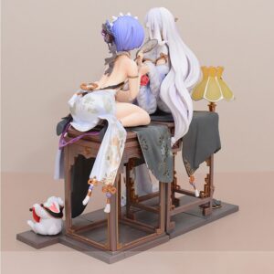 Mô Hình Anime Nữ Rem & Emilia Trang Phục Sườn Xám Gợi Cảm - Mô Hình Re:Zero