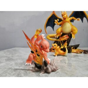 Mô Hình Pokemon Bộ 3 Rồng Lửa Charmander, Charmeleon & Charizard Evolution
