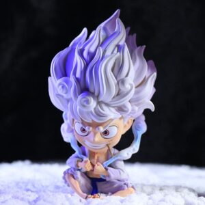 Mô Hình Luffy Gear 5 Nika Dáng Ngồi Siêu Chất Trang Trí PC, Bàn Làm Việc - Mô Hình One Piece