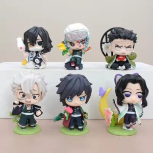 Set 6 Mô Hình Kimetsu no Yaiba Chibi Đội Trụ Cột
