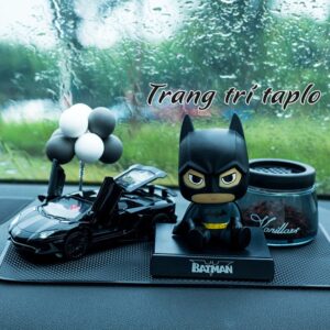 Mô Hình BatMan Chibi Lắc Đầu Siêu Dễ Thương Fullbox | Mô Hình Siêu Anh Hùng Avengers DC Marvels