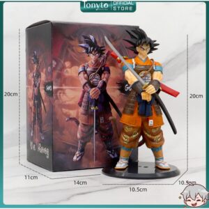 Mô Hinh Dragon Ball Songoku Samurai Cầm Kiếm Bản Thường 20cm