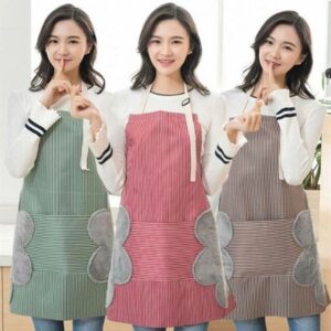 Tạp Dề Nấu Ăn Làm Bếp, Phong Cách Hàn Quốc Tươi Trẻ, Dễ Thương