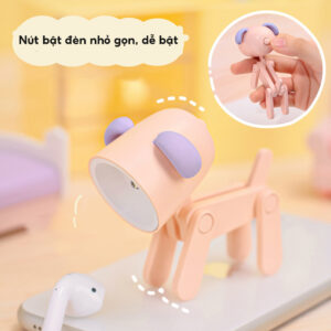 [Tặng Pin] Đèn LED Mini Đọc Sách, Decor Bàn Học, Bàn Làm Việc Có Khớp Điều CHỉnh