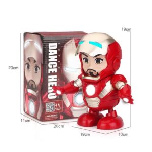 Mô Hình Iron Man Nhảy Múa Lắc Lư Theo Nhạc, Mở Được Mặt Nạ, Đồ Chơi Mô Hình Hoặc Làm Mô Hình Trang Trí