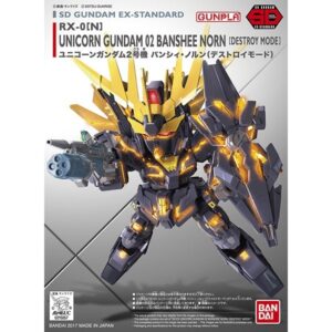 Mô Hình Gundam SD Ex-Standard RX-0[N] Unicorn 2 Banshee Norn (Destroy Mode) - Bandai Gunpla