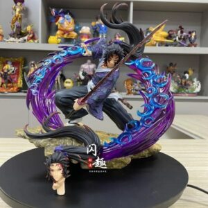 Mô Hình Thượng Huyền Nhất Kokushibou GK Chiến Đấu Có Led 30cm - Mô Hình Demon Slayer