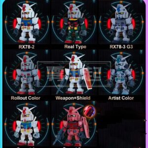 Mô Hình Gundam Blind Box QMSV Mini RX 78-2 Gundam 2ND Model Bandai Namco