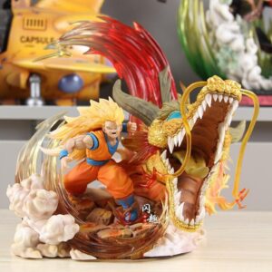 Mô Hình Dragon Ball Songoku SS3 Rồng Vàng Last Sheep