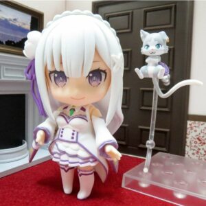 Mô Hình Nendoroid Nhân Vật Emilia Siêu Dễ Thương - Mô Hình Anime Nữ Re:Zero