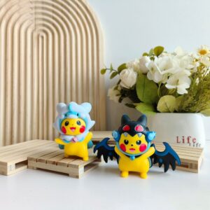 Mô Hình Pikachu Cosplay Biến Hình Siêu Đáng Yêu - Mô Hình Pokemon Trang Trí, Làm Quà Tặng