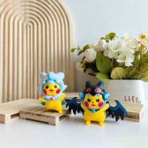 Mô Hình Pikachu Cosplay Biến Hình Siêu Đáng Yêu - Mô Hình Pokemon Trang Trí, Làm Quà Tặng
