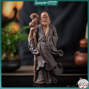 Tượng Đạt Ma Sư Tổ 19cm Bằng Gốm Sứ - Decor Phong Thủy An Yên