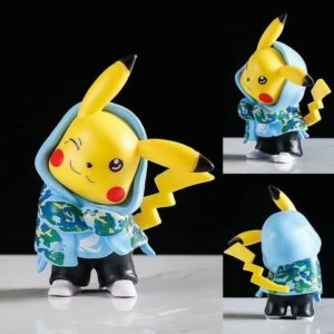 Mô Hình Pikachu Cute Mặc Đồ HipHop Siêu Đáng Yêu - Mô Hình Pokemon Trang Trí, Làm Quà Tặng