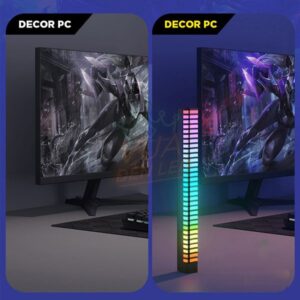 Thanh Led RBG Cảm Biến Theo Âm Thanh, Tự Nhấp Nháy Theo Nhạc - TẶNG Cáp Sạc USB-TypeC