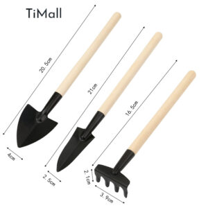Bộ Dùng Cụ Làm Vườn Mini Tiện Lợi Gồm 3 Món