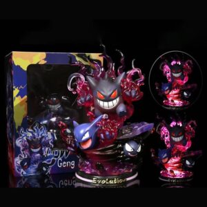 [CÓ LED] Mô Hình Pokemon Gengar Tiến Hóa Các Cấp Cao 25cm Fullbox | Mô Hình Bóng Ma Gengar