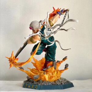 Mô Hình Âm Trụ Uzui Tengen GK Cao 35cm Siêu Nét có LED - Mô Hình Demon Slayer