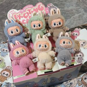 Blind Box Labubu Macaron Ver 1 Chính Hãng Pop Mart - Móc Khóa Gấu Bông Hot Trend