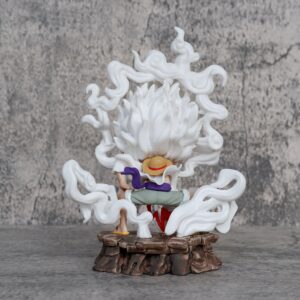 Mô Hình Luffy Gear 5 Siêu Ngầu Trạng Thái Chiến Đấu Cầm Tia Sét Cao 16cm - Mô Hình One Piece FullBox