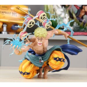 Mô Hình One Piece Chúa Trời Enel Tư Thế Ngồi Có 3 Đầu Thay Thế