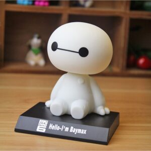 Mô Hình Baymax Chibi Lắc Đầu Siêu Dễ Thương Fullbox - Mô Hình Disney Big Hero 6 Làm Quà Tặng, Quà Lưu Niệm