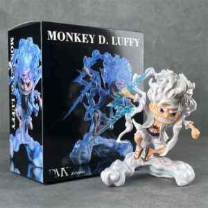 Mô Hình Luffy Gear 5 Ngầu Cầm Tia Sét 16cm - Mô Hình One Piece Chipi