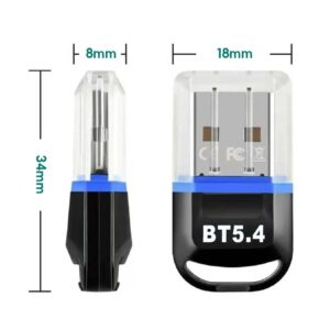 USB Bluetooth 5.4 Dongle Cho Máy Tính PC, Laptop Kết Nối Wifi, Loa, Máy In, Chuột, Bàn Phím