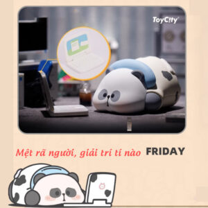 Set 6 Mô Hình Gấu Trúc Panda Cute - Blindbox ToyCity MR.PA Working Week