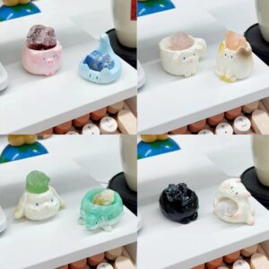 Blindbox Meomeo Pal v2 Cat Crystal Làm Quà Tặng, Trang Trí Bàn Làm Việc