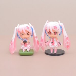Set 6 Mô Hình Hatsune Miku Nghệ Sĩ Âm Nhạc Chibi - Mô Hình Anime Nữ Cute