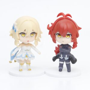 Set 6 Mô Hình Nhân Vật Genshin Impact - Mô Hình Aether, Paimon, Diluc, Venti, Amber, Lumine Làm Quà Tặng, Trang Trí