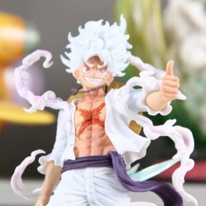 Mô Hình One Piece Luffy Gear 5 Dáng Đứng Nika Cầm Tia Sét