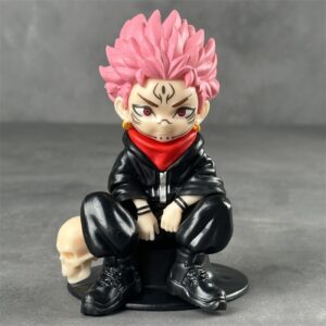 Mô Hình Satoru Gojo, Sukuna Chibi Bản Q Ngồi| Mô Hình Jujutsu Kaisen