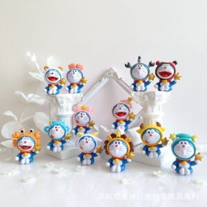 Mô Hình Doraemon 12 Cung Hoàng Đạo Dễ Thương Làm Quà Tặng, Đồ Trang Trí