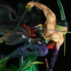 Mô Hình One Piece Zoro Hiệu Ứng Enma Có LED Cao 24cm
